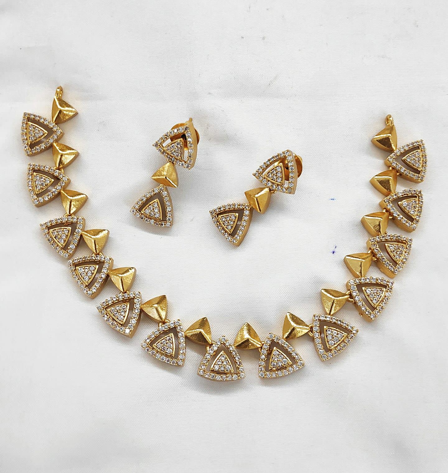 AD CZ Choker Set ADN2225