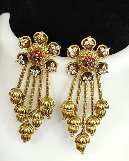 Antique Floral Earrings SJ254