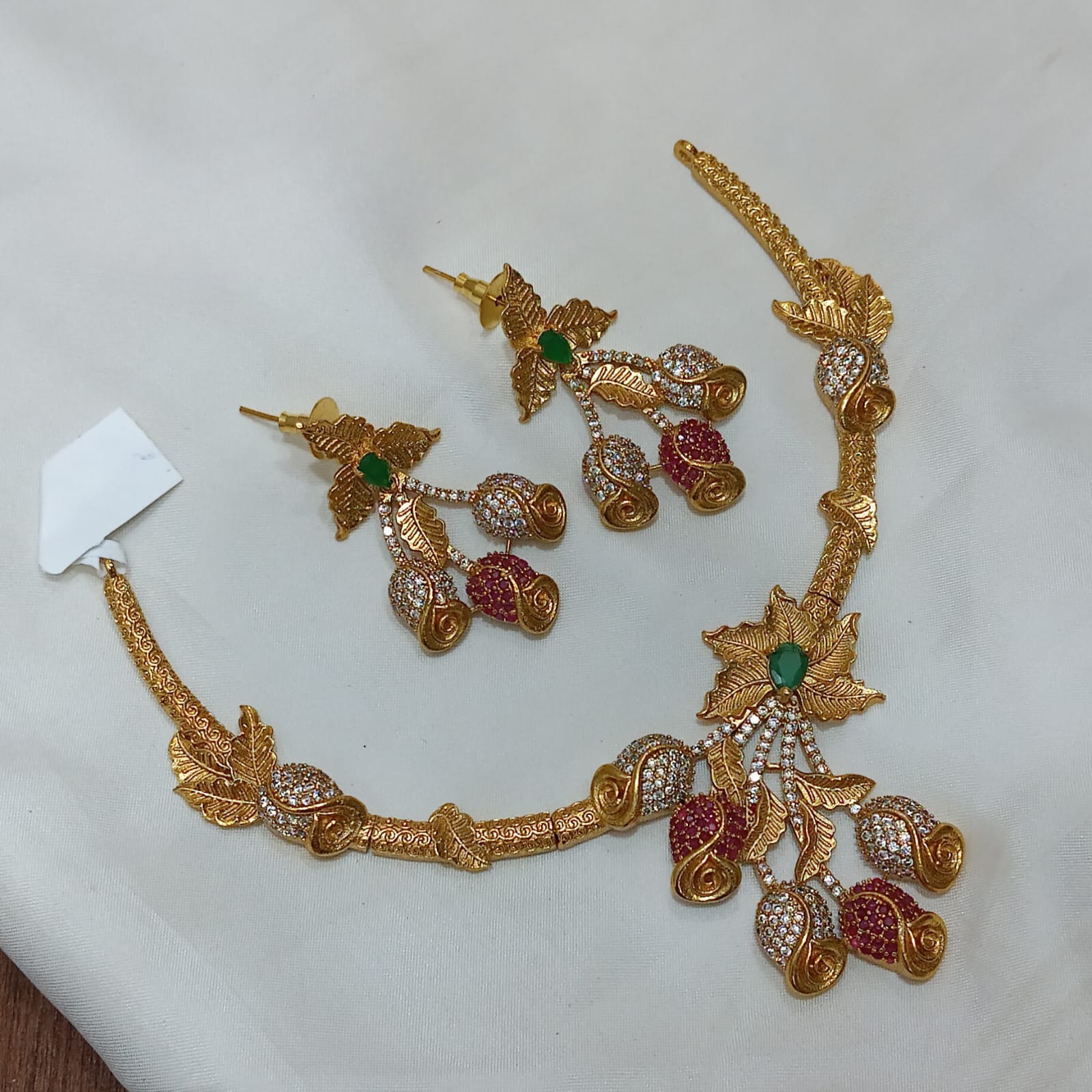 Antique Floral Multi Necklace Set ADC5563