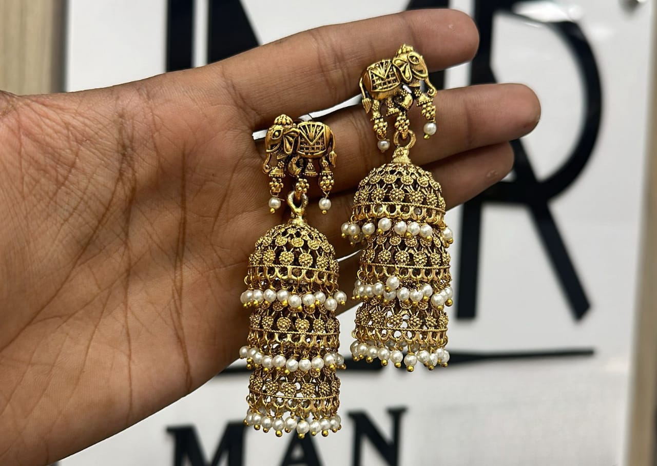 Antique Layer Jhumkas SJ128