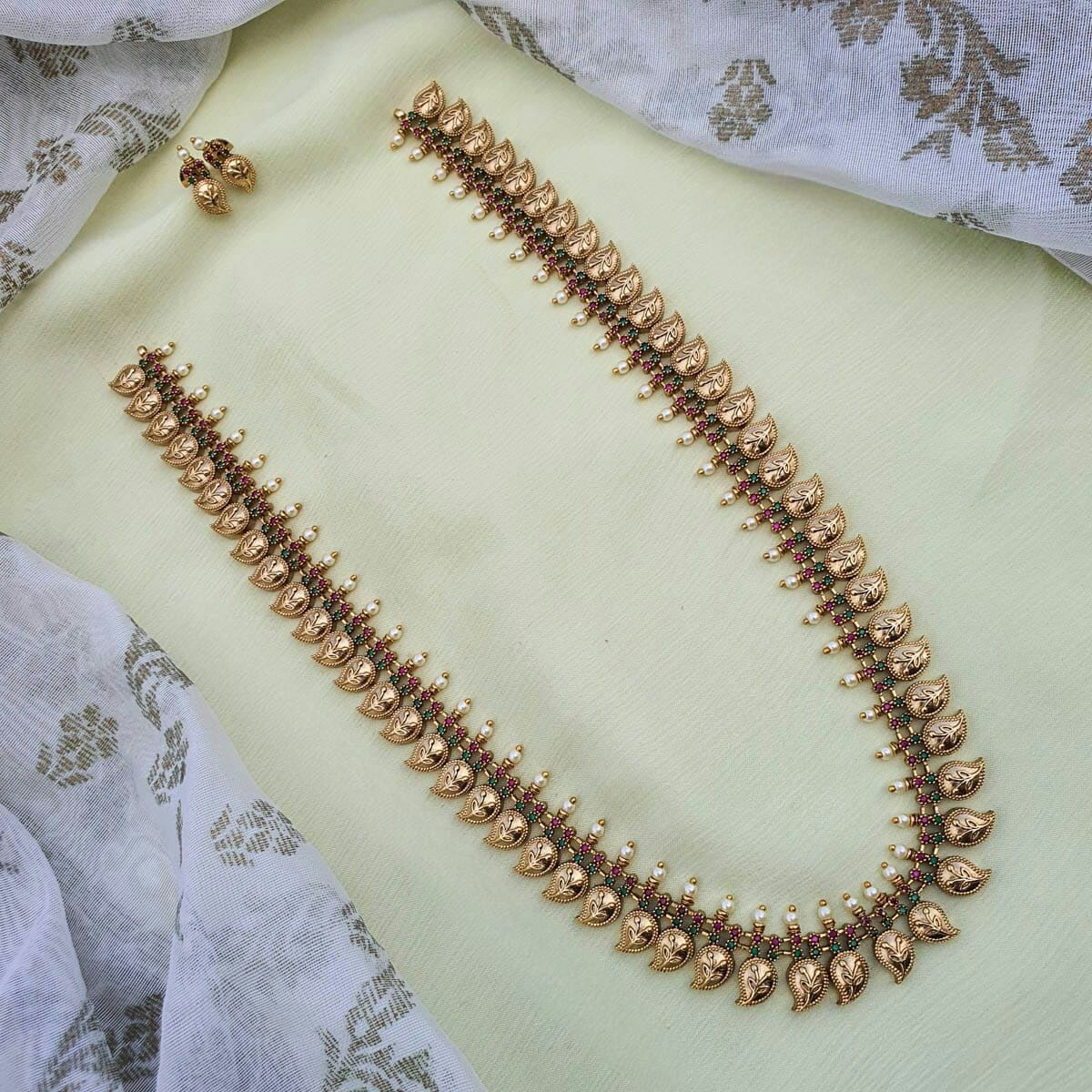 Antique Mango Design Haram Set