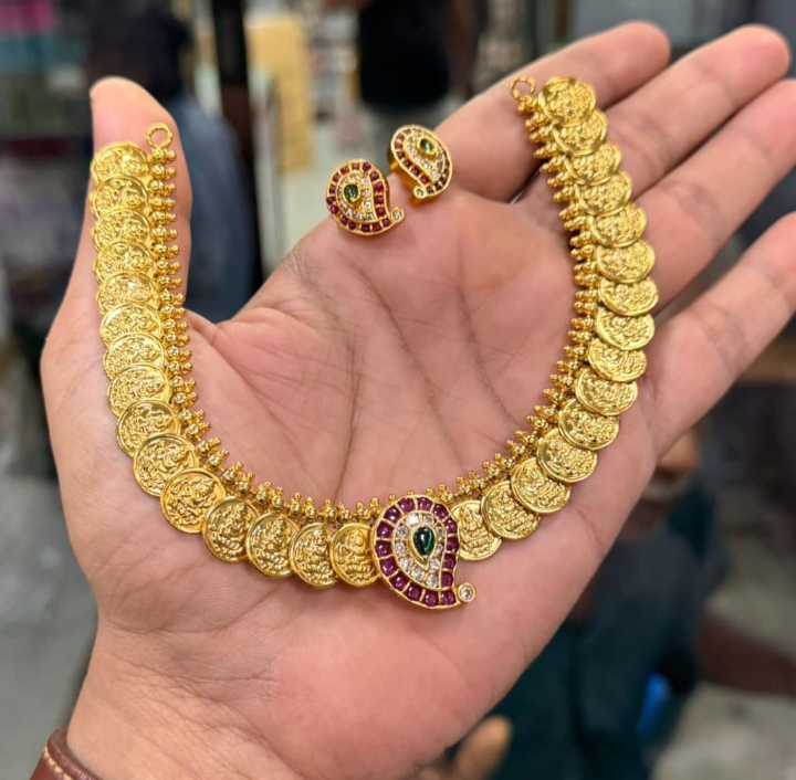 Antique Mango Design Necklace Set SJ234