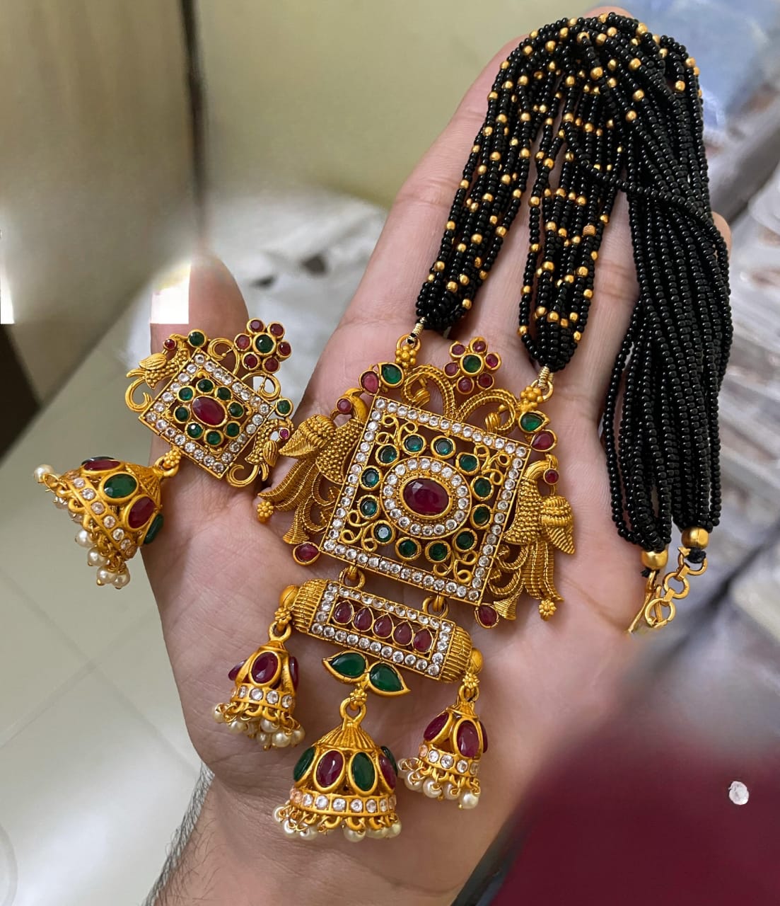 Black Golden Mala