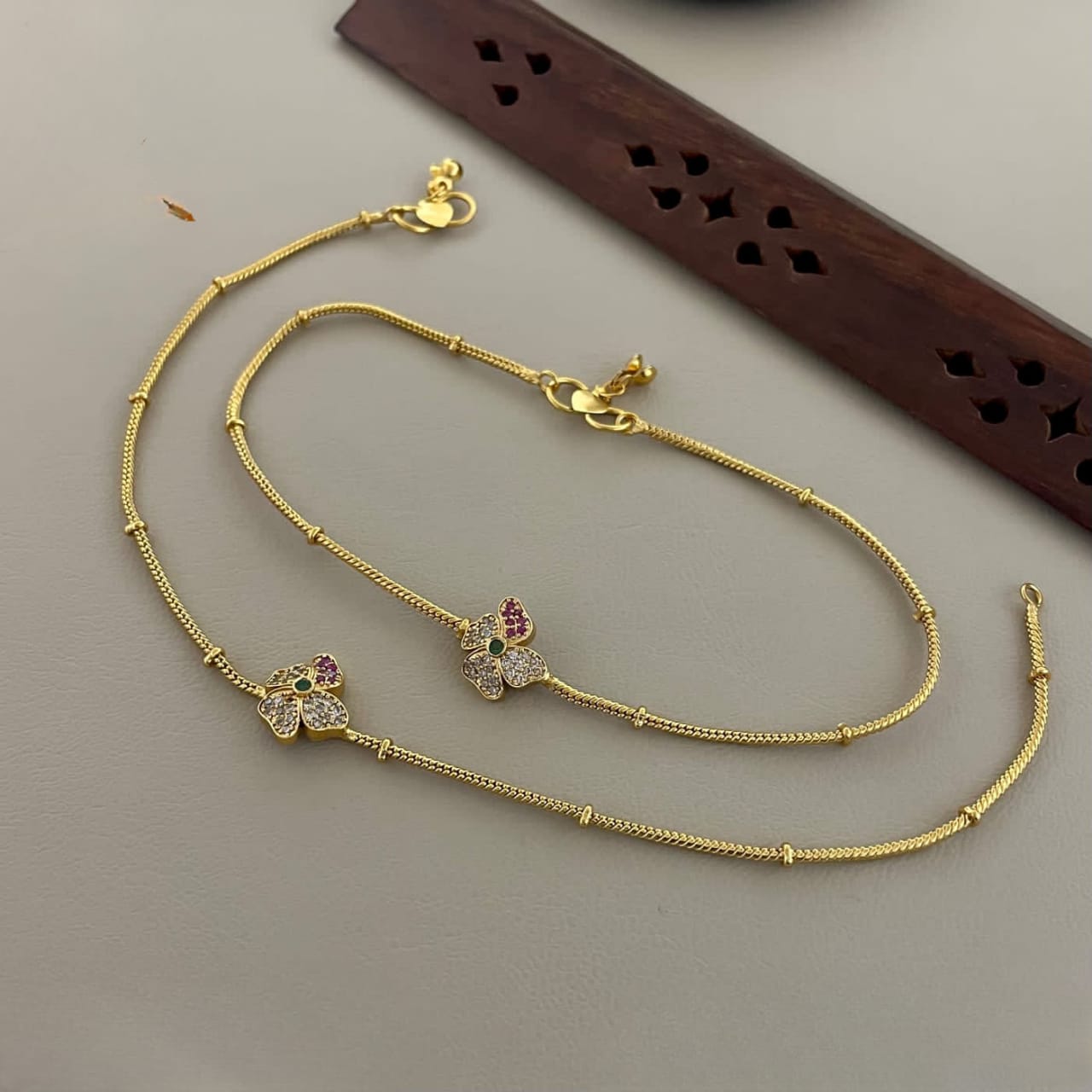 Floral AD Anklet SJ264