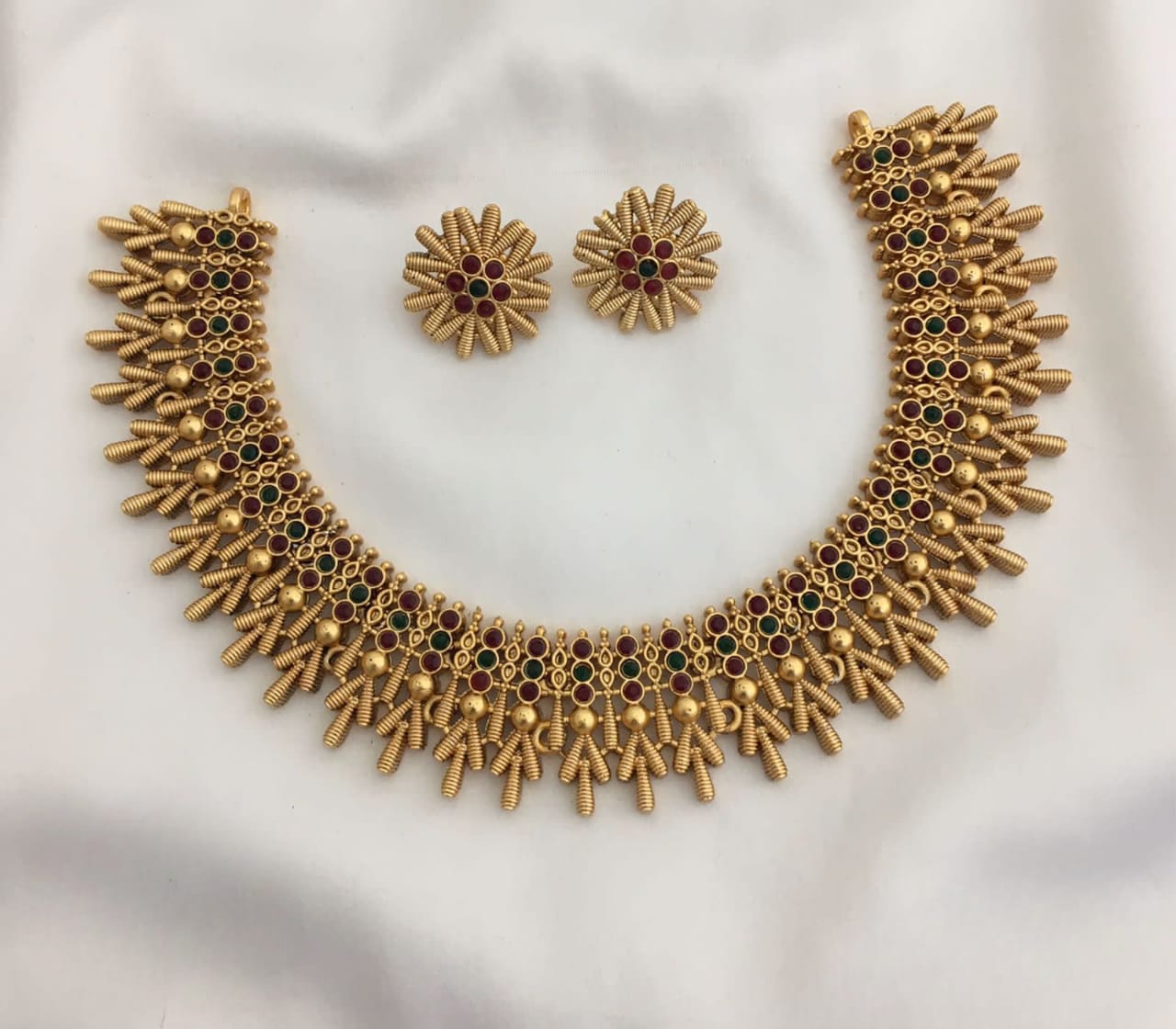 Floral Arrow Necklace Set F06
