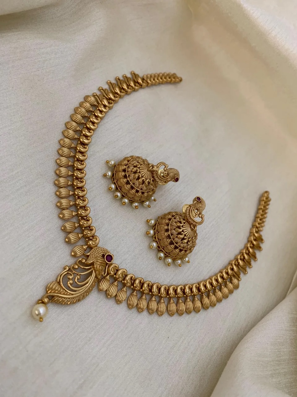 Hanishka Antique Necklace Set SJ226