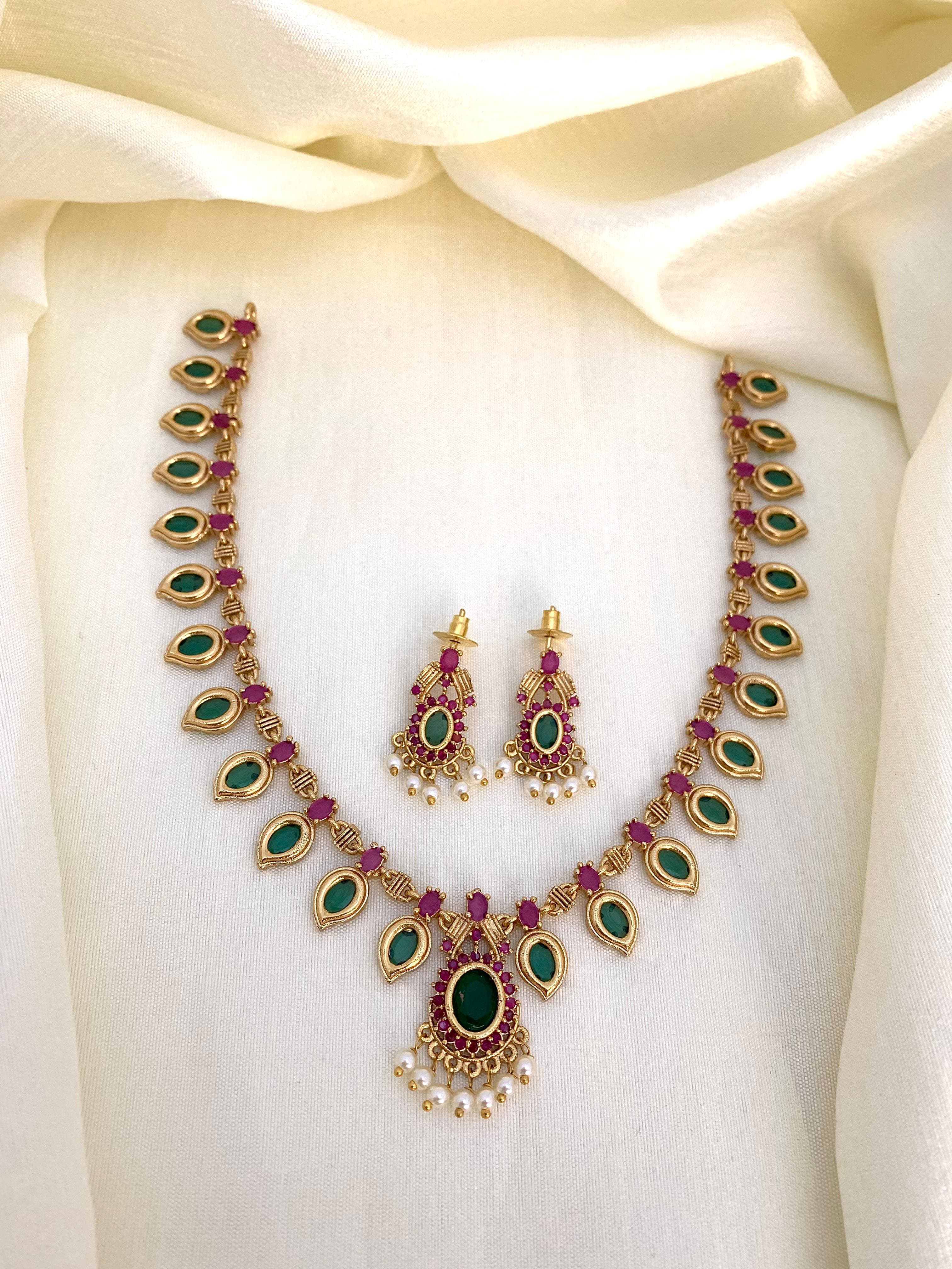 Kerala Design Necklace Set