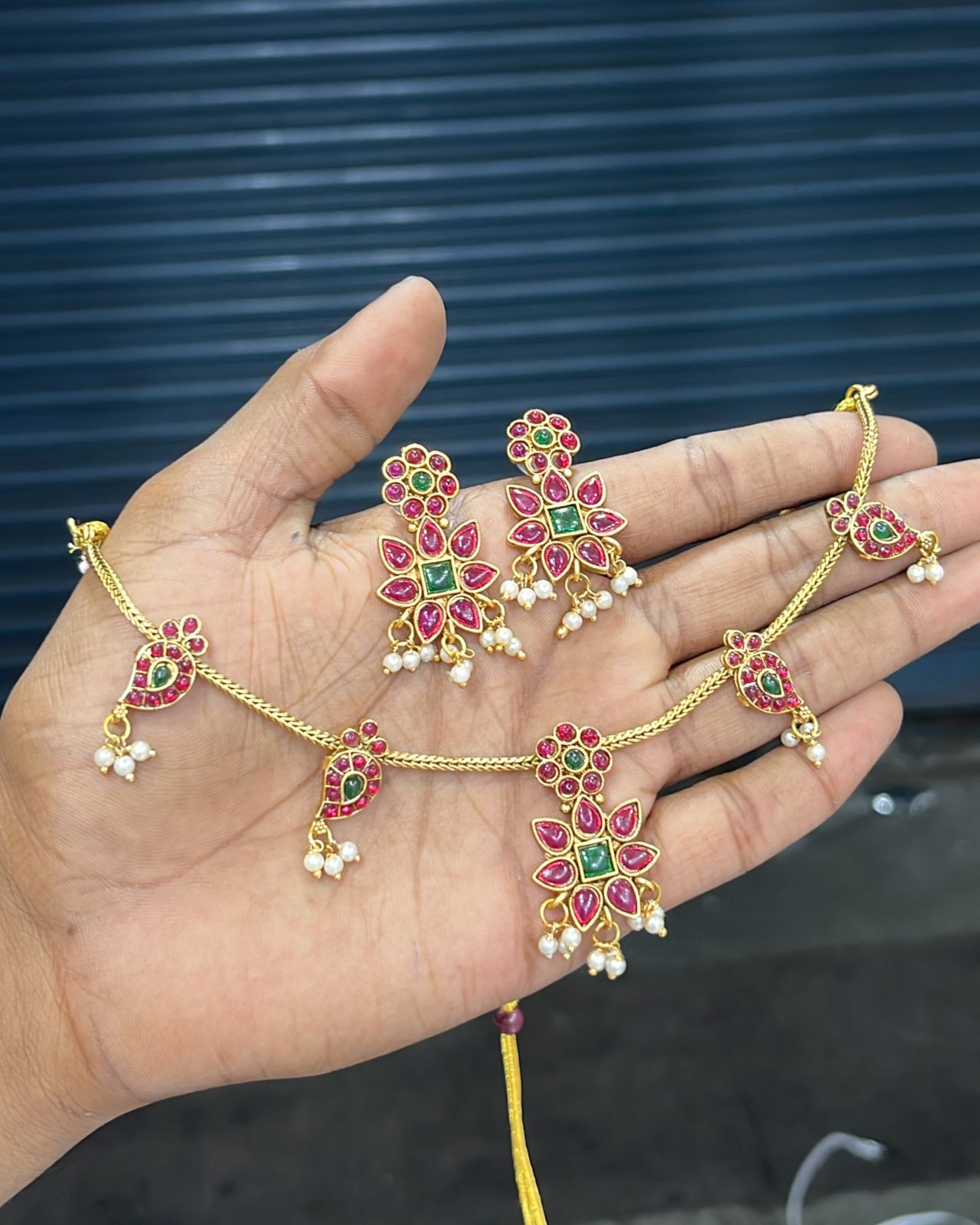 Mango Traditional Kemp Multi Choker Set SJ130