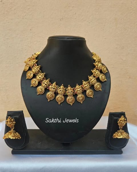 Nayanthara Mam Inspired Bold Necklace Set SJ206