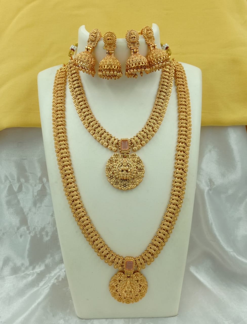 Traditional GoldAlike Pink Combo Set AJK5666