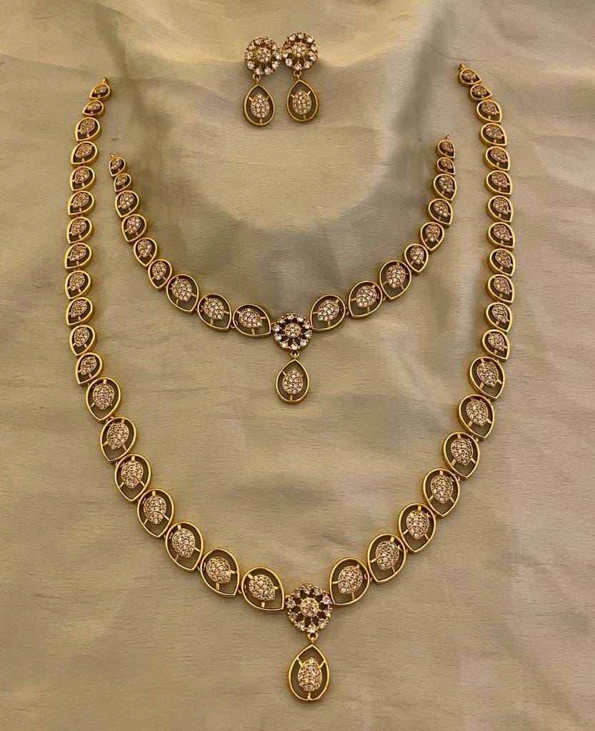 Unique AD Semi Bridal Set AJK5649